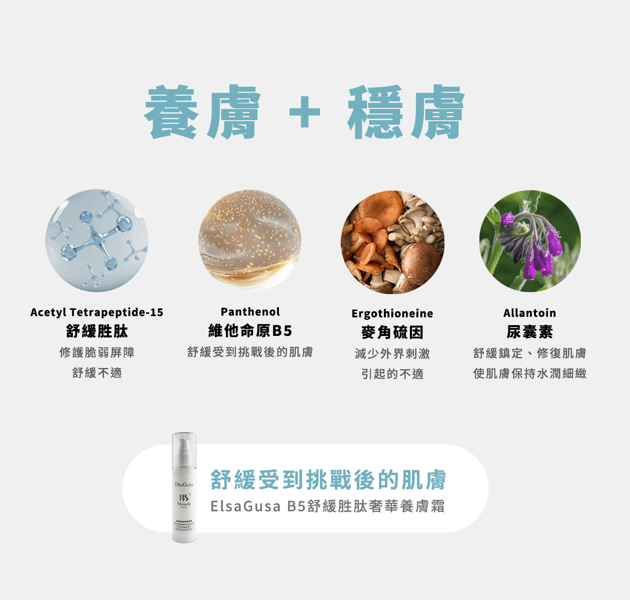 ElsaGusa B5舒緩胜肽奢華養膚霜